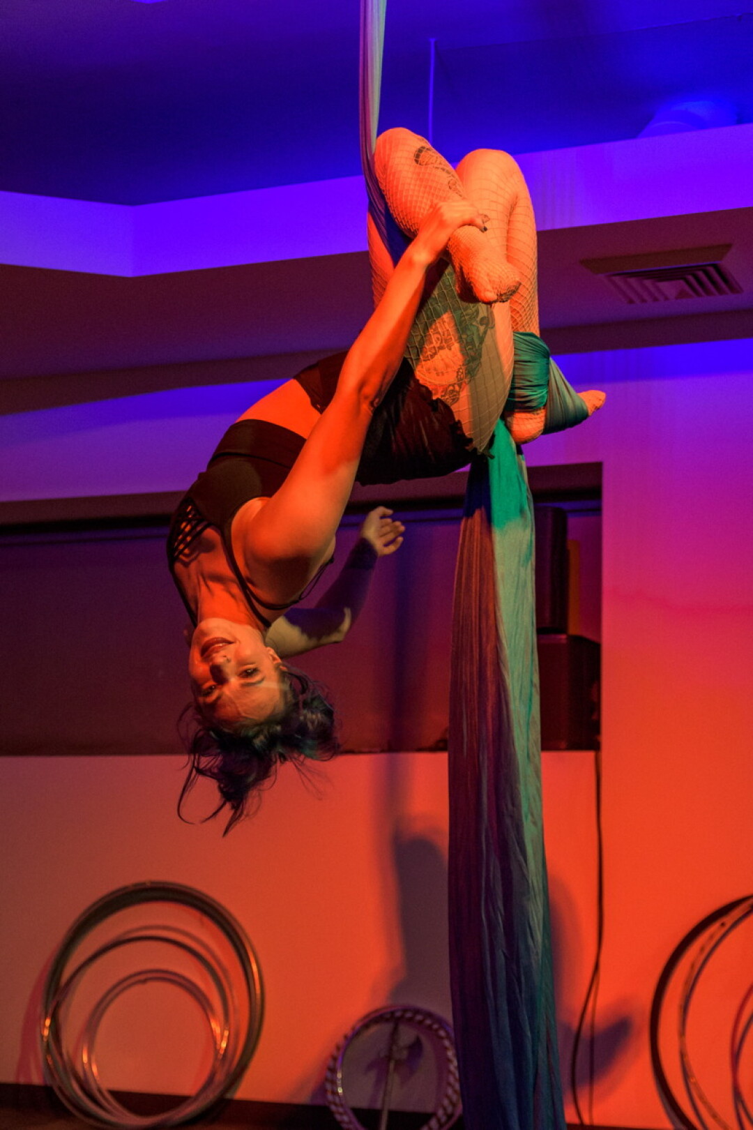 AIR TIME. The Torch Sisters had room to stretch out at downtown Eau Claire’s The Metro on March 2, the second night of Decadent Cabaret 39 – the city’s largest annual celebration of local musicians.