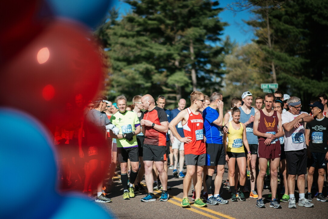 KEEPING THE RUNNER’S FEET POUNDING AND THE SPECTATOR’S HEARTS POUNDING. Get ready to cheer on the Eau Claire Marathon on Sunday, May 6.