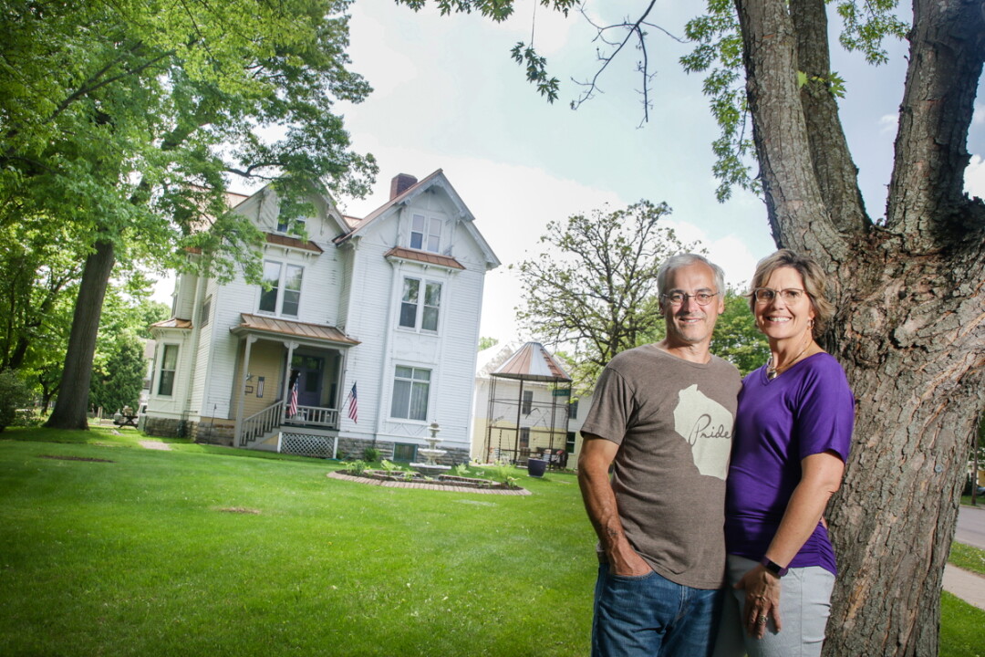 KEEPIN’ IT COZY. Husband-and-wife team Keith and Mary Hutchinson have recently opened The Brickyard B&B, a bed and breakfast inside an 1887 Victorian home in Chippewa Falls.