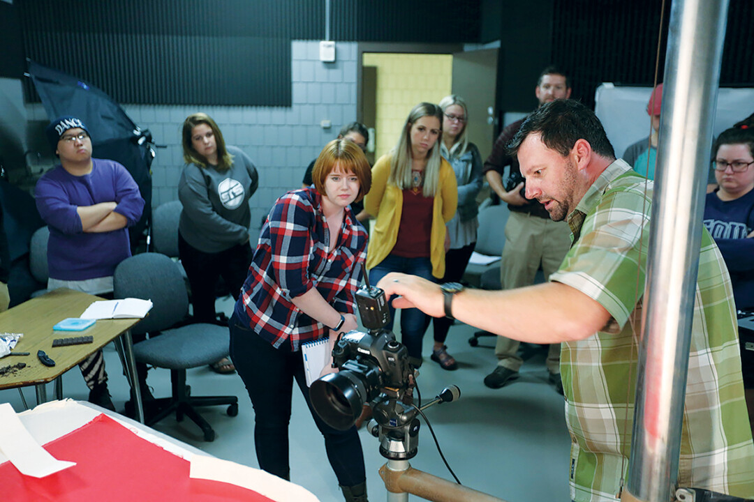 A FLARE FOR THE LENS. UW-Stout’s Bachelor of Science degree in video production builds on the school’s existing photography and video minor.