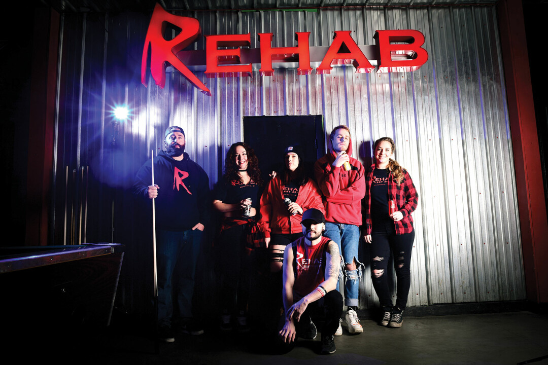 PARTY ON. The new, alcohol-free Rehab in Menomonie doesn’t serve alcohol anymore, but it has live DJs, pool tables, and even a Wii for gamers to enjoy between dance floor visits.