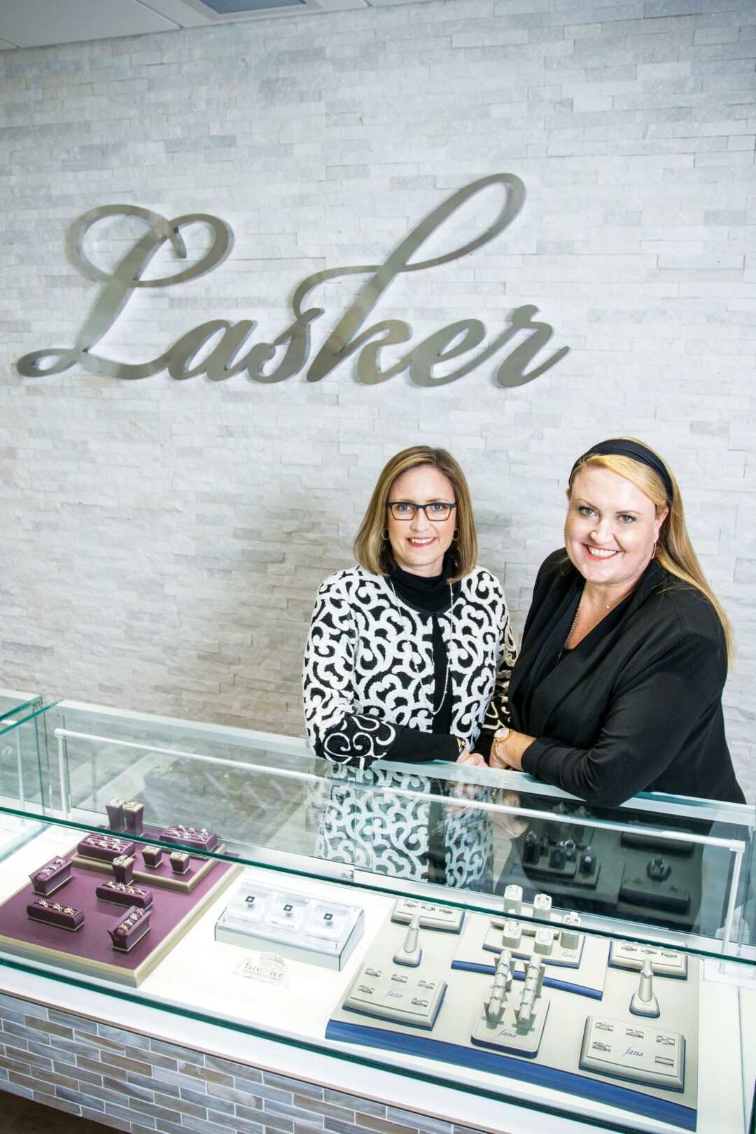 SPARKLING MEMORIES. Sisters Liz and Nicole Lasker head up Lasker Jewelers, selling some of the finest jewelry in the Valley, and giving back to the community.