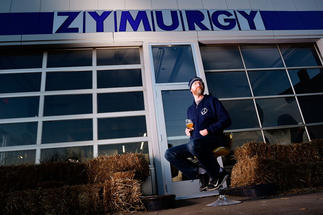HEY NOW! Jonathan Christiansen, owner and brewer at Zymurgy Brewing in Menomonie, is busy preparing the hoppy spot for a Dec. 1 opening. The dog-friendly taproom will feature 15 taps. 