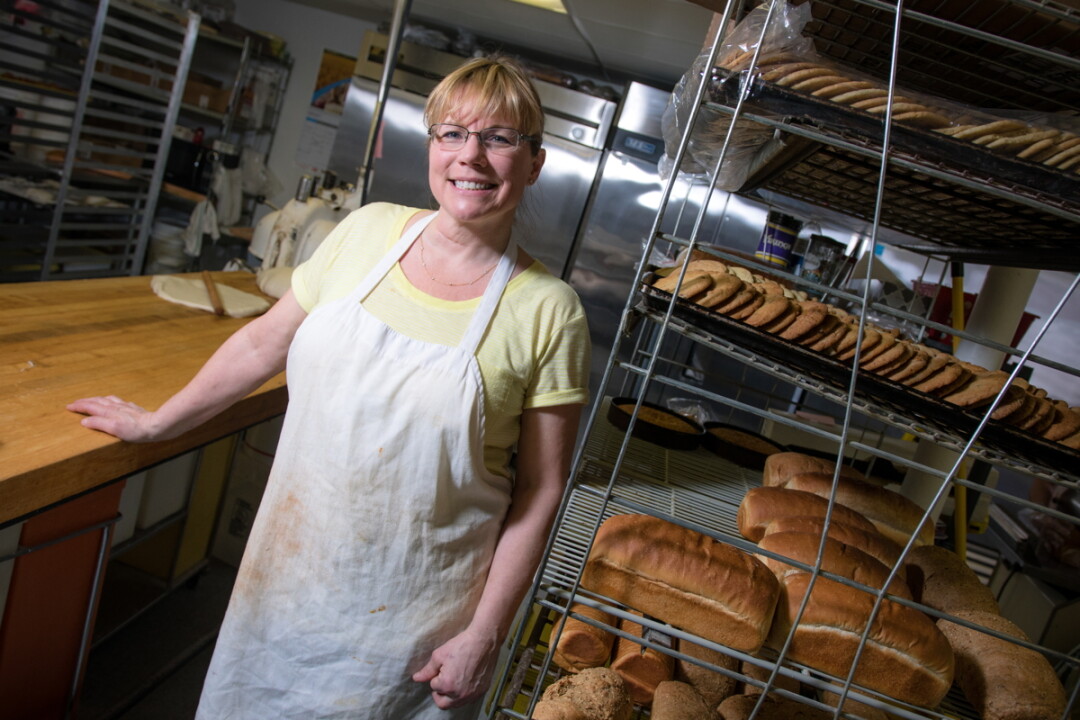 NEW AT SUE’S. Kerry Bauer took over as owner of Sue’s Deluxe Bake Shop, 1319 Birch St., in January.