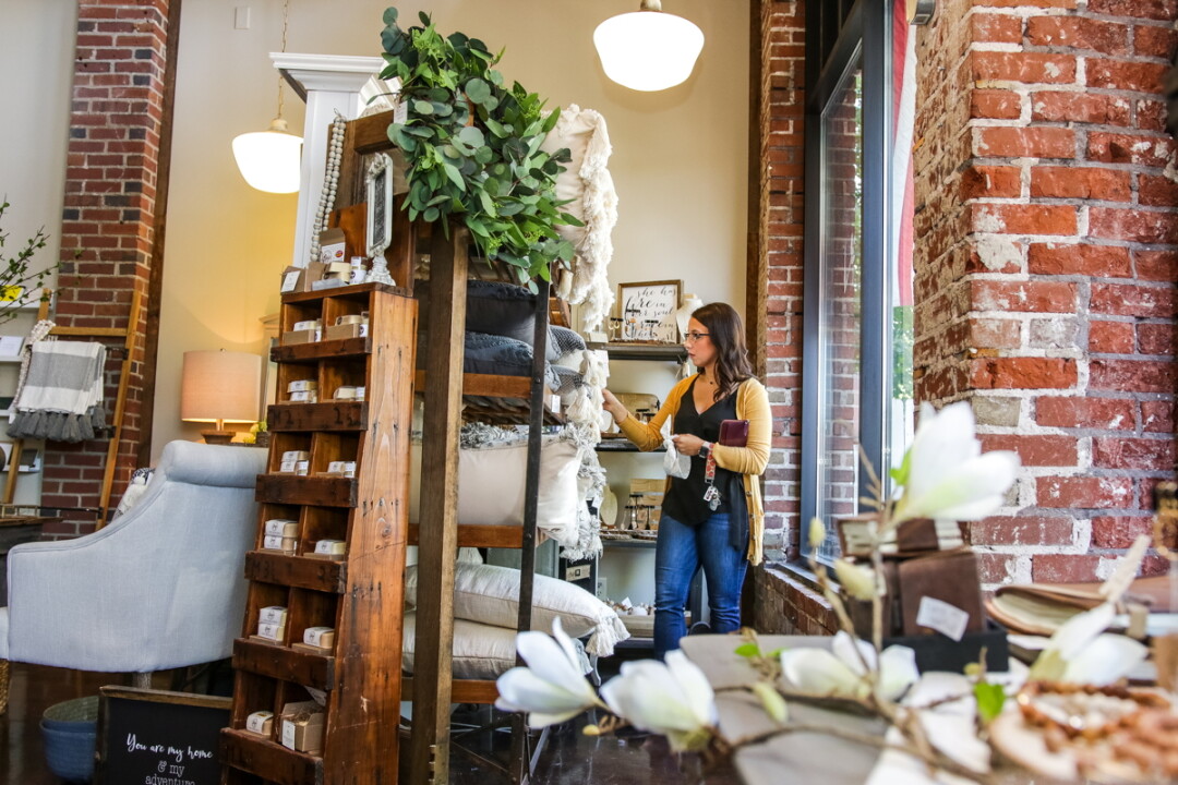 SEE WHAT’S IN STORE. November Grace in Chippewa Falls offers home furnishings in a historic environment.