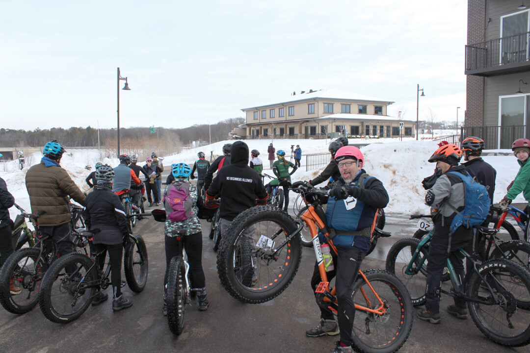 A WHEELIE GOOD TIME IN THE SNOW. Several dozen racers took part in the inaugural Frosty Toona Fat Tire Bike Race Feb. 1 at River Prairie Park, part of Altoona’s Frosty Fun series of outdoor events. Frosty Fun is inspired by the larger WinterMission effort, which aims to get Chippewa Vallians outside during the colder months.