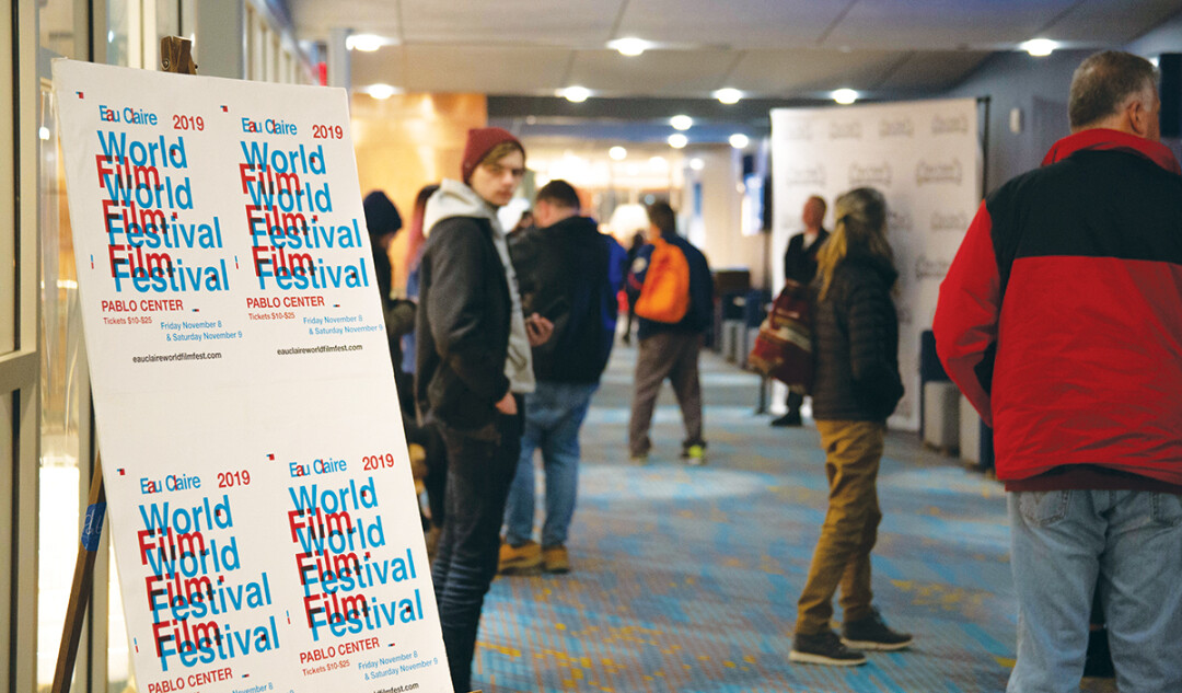 Fans gathered for films at the Pablo Center last year, when the festival was known as the Eau Claire World Film Festival.