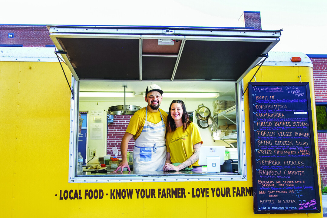 FARM FRESH FLAVORS. Tony and Jamie Chavez will bring their Live Great Food truck all over the Valley this summer, with farm-to-fork goodness and a passion for local ingredients.