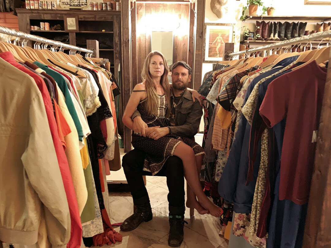 Savannah Smith and Jonah Lemke, proprietors of Seven Suns Vintage, 305 S. Barstow St., Eau Claire. (Submitted photo)