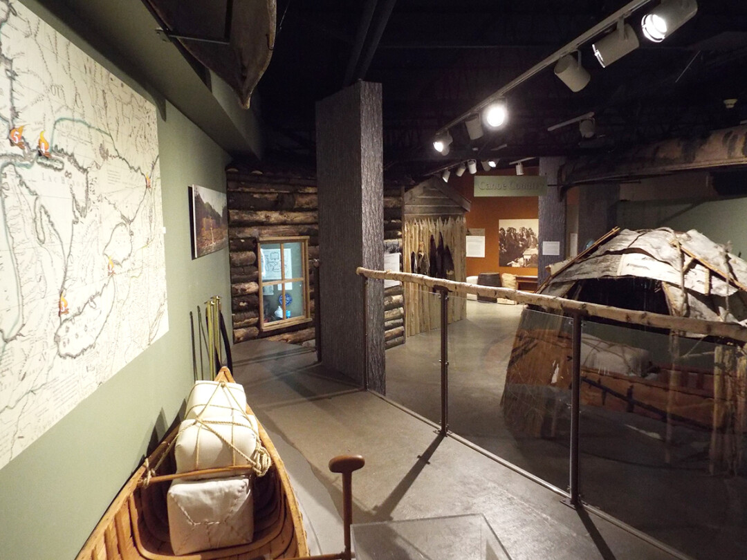 Inside the Chippewa Valley Museum.