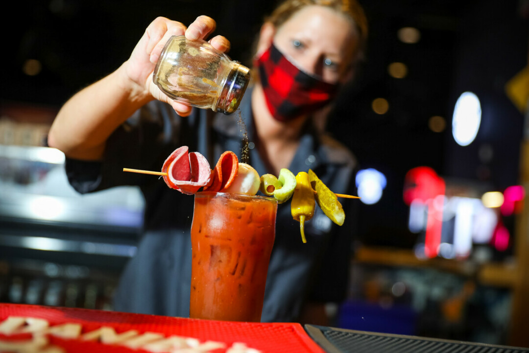 In addition to 24 craft beers, Stout Craft Co. offers Bloody Marys.