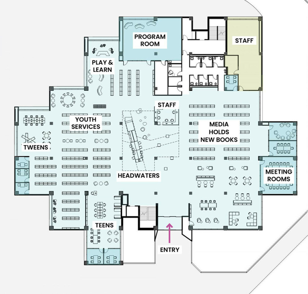 Proposed first floor plan. (Courtesy MSR Design)