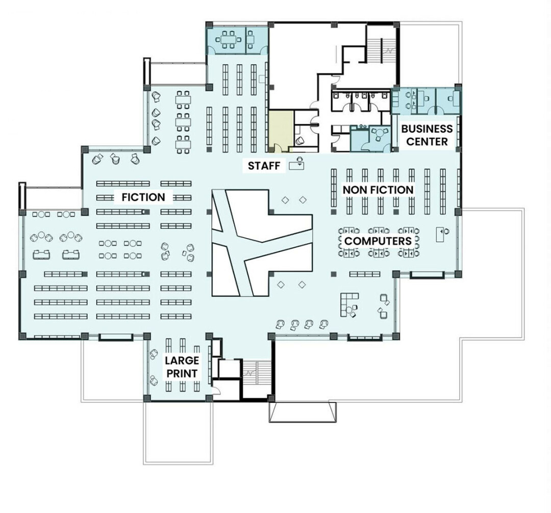 Proposed first floor plan. (Courtesy MSR Design)