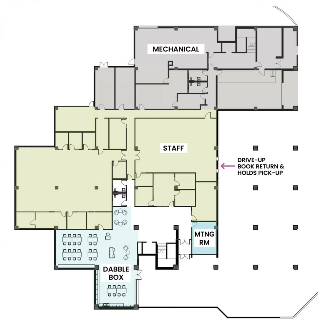 Lower level floor plan. (Courtesy MSR Design)