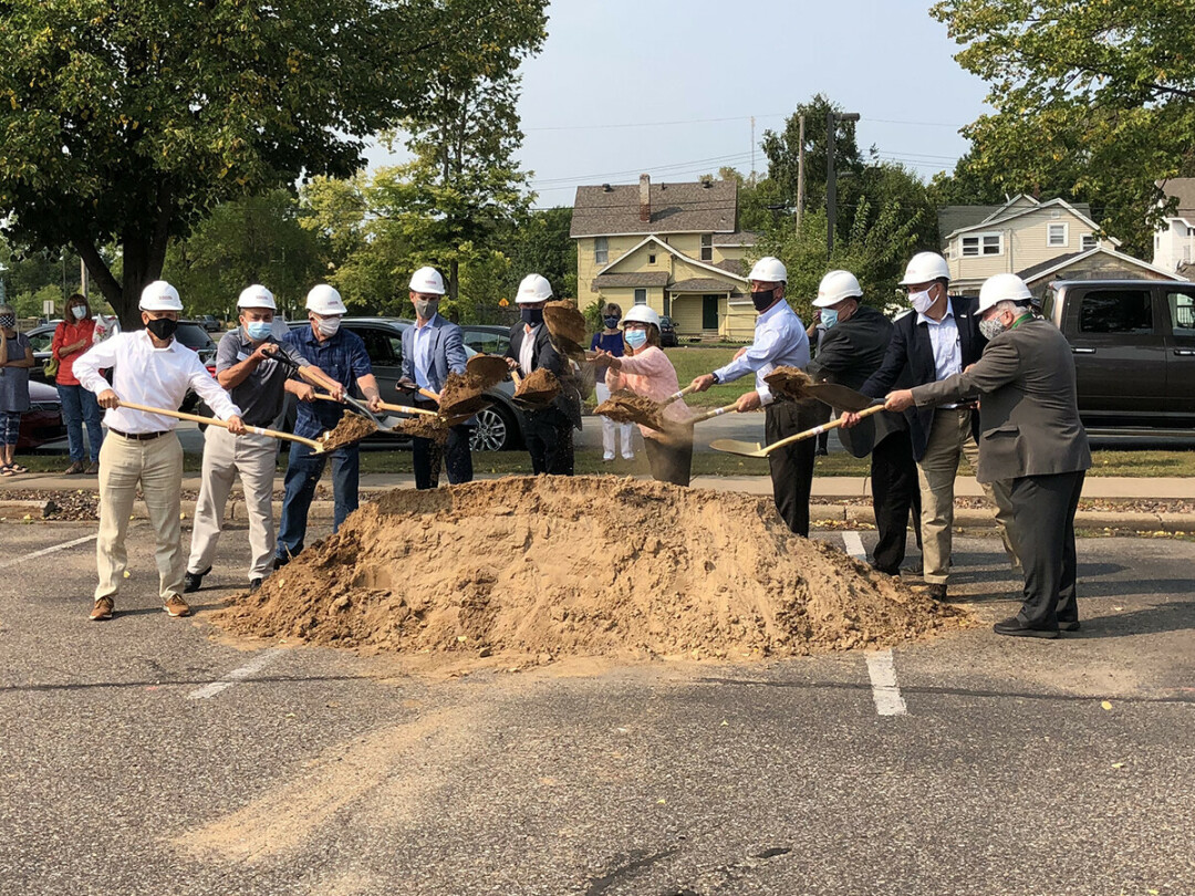 DIG IN! Ground was ceremonially broken in September for an addition to the L.E. Phillips Senior Center in Eau Claire. 