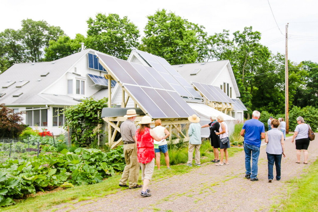 YOU MIGHT BE GREEN IF ... Steven & Ellen Terwilliger’s solar-powered home in Eau Claire.