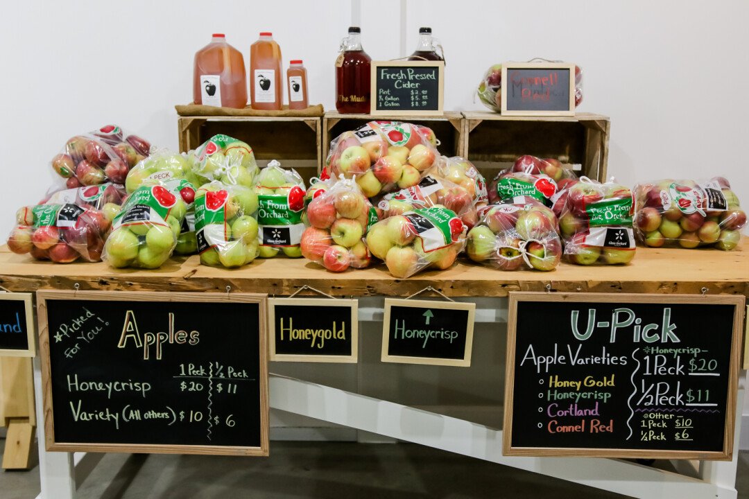 Goods for sale at Glass Apple Orchard. (File photo)