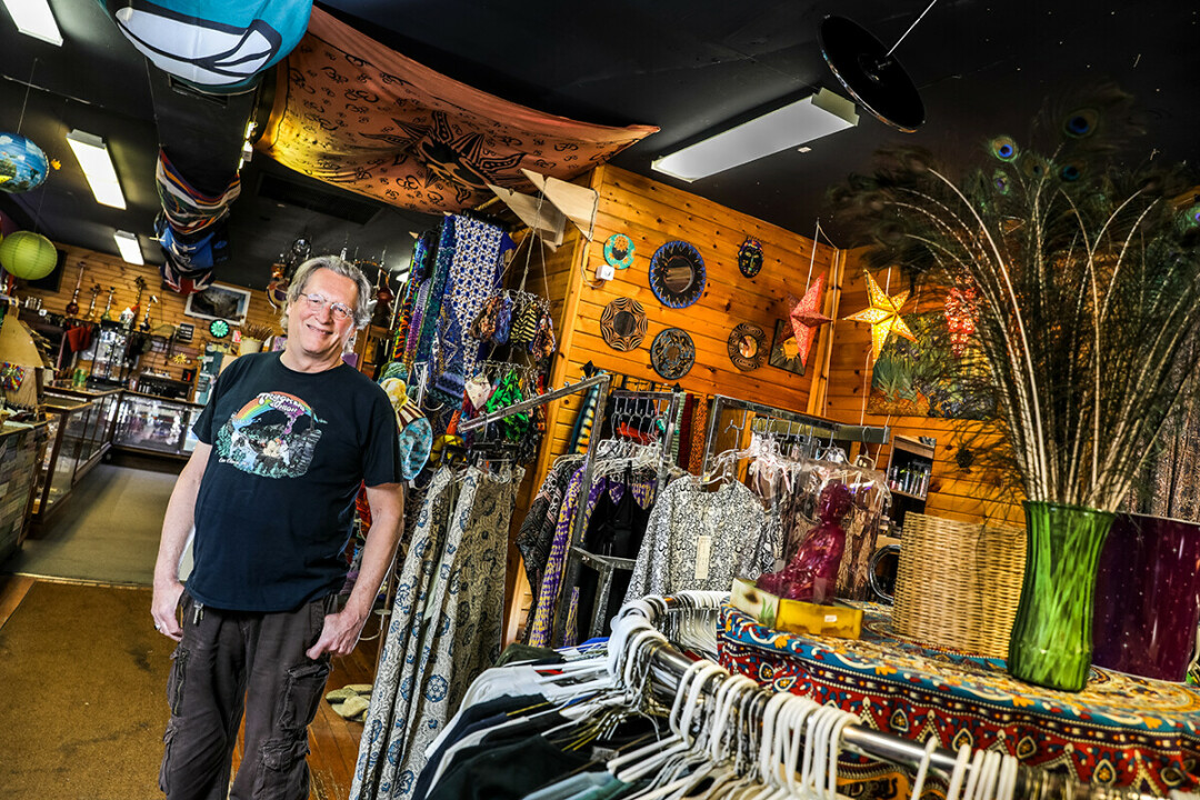 ‘COUNTERCULTURAL GENERAL STORE.’ Steven Reuter opened his Eau Claire store, Truckers Union, in 1970.