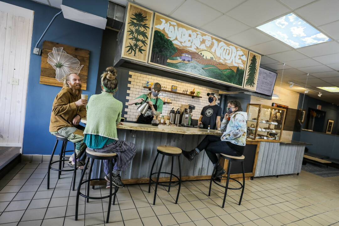 Chris Buske opened Wonders of Nature, 416 S. Barstow St., last November. Now he's adding a cafe to the CBD business.