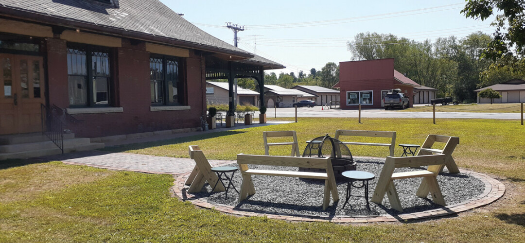 Creating an outdoor seating area was one of Brewery Nonic's responses to the pandemic. (Submitted photo)