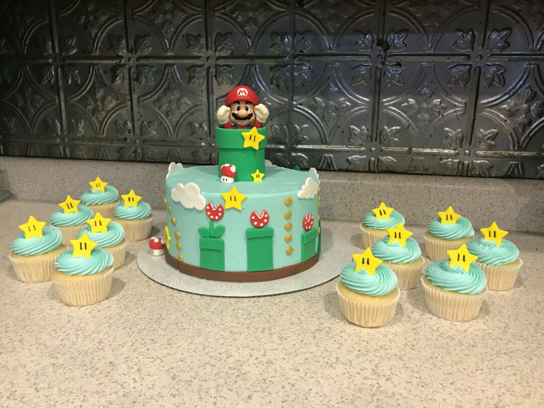 IT'S-A ME, MARIO! Cakes By Felton creates custom cake creations, including this one featuring the beloved Super Mario character. 