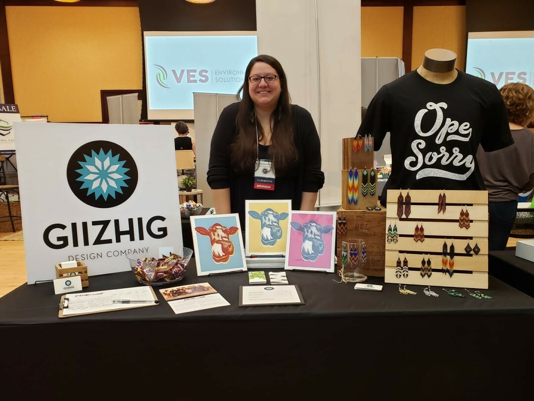 INDIGENOUS ART, FRESH START. When Brittany Tainter, a local artist and graphic designer, didn't share the same values as other businesses, she started her own - Giizhig Design Co., which focuses on embracing Indigenous art.