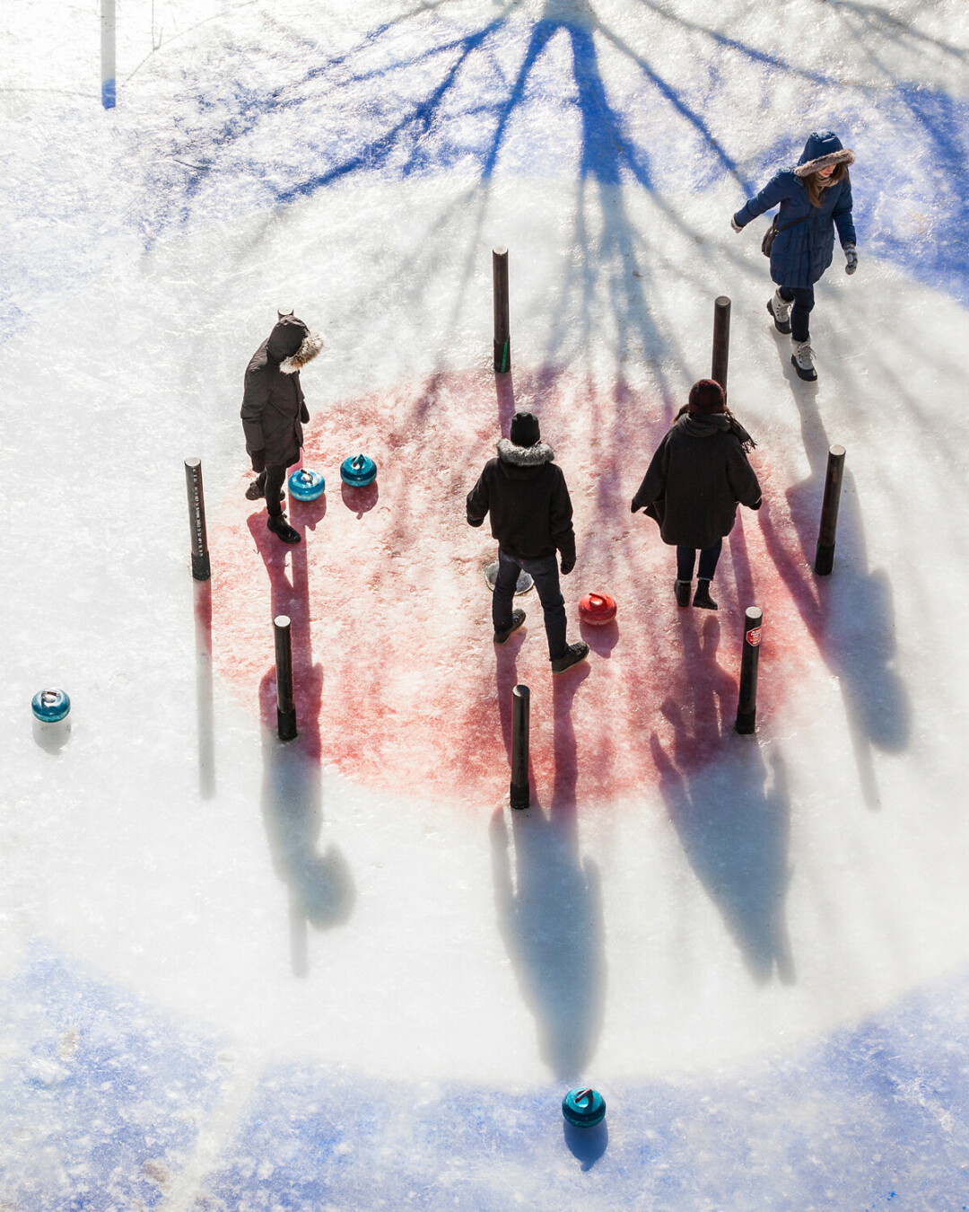 A crokicurl game in Winnipeg, Manitoba, where the sport was invented in 2017. (Submitted photo)