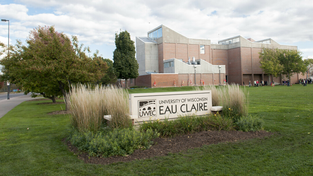 Haas Fine Arts Center on the UW-Eau Claire campus. (UWEC photo)