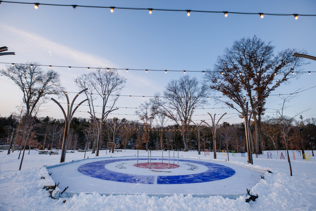 Altoona's brand-new crokicurl rink in River Prairie Park.