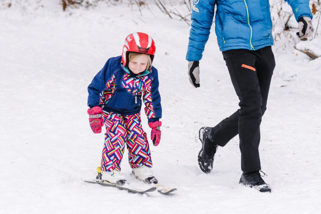 The Flying Eagles Ski Club helps youngsters learn to ski. (Photo by Andrea Paulseth)
