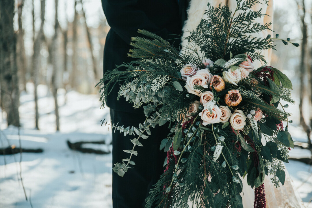 Planning the perfect faux wedding seems like a plot right out of a Hallmark movie, but for the Chippewa Valley Wedding Profesionals, it's a way to better their business. (Photos courtesy of Narvold Photography and Black Roads Photography.)