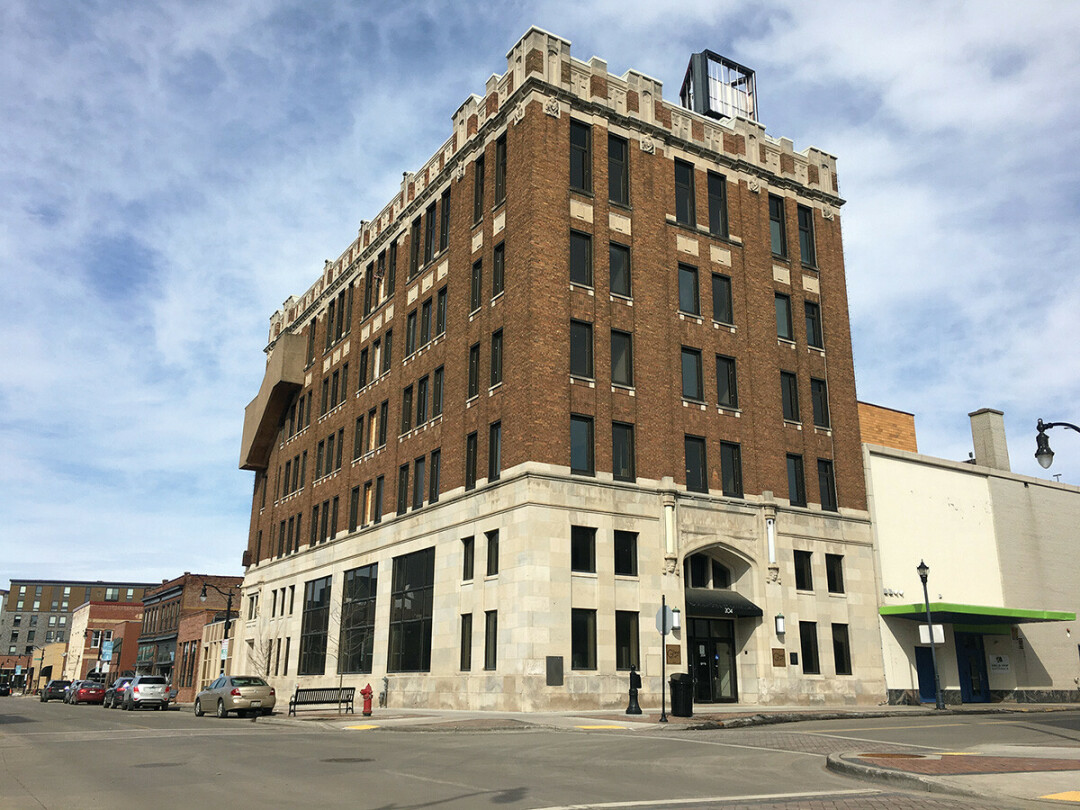 The former Wells Fargo building in downtown Eau Claire is being transformed into The Grand.