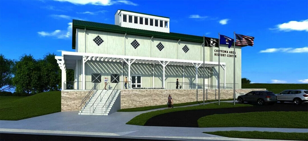 Design of the new Chippewa Area History Center. (Source: CBS Squared)