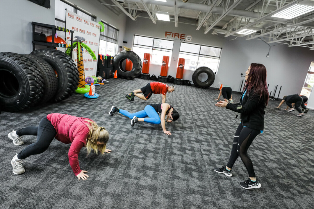 GET YOUR BODY MOVING. Fire Fitness, a new fitness center in Menomonie, is for any age, any body, at any time.