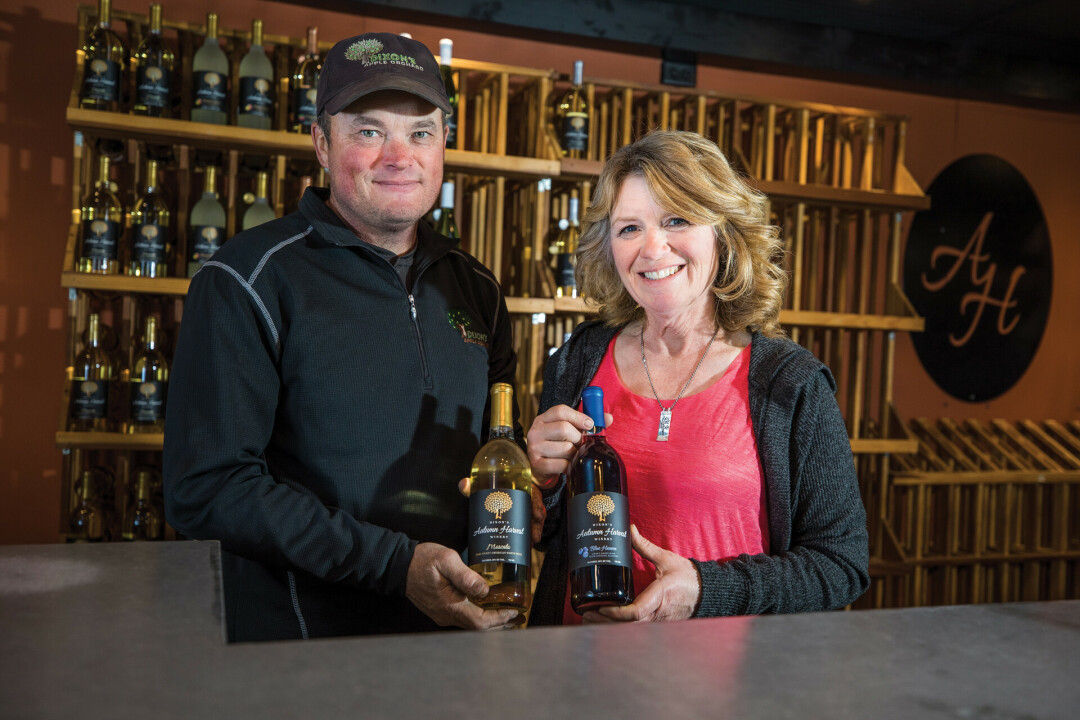 FRESH SQUEEZE. Becky Mullane and Jim Mullane are the new owners of Autumn Harvest Winery – now known as Dixon's Autumn Harvest Winery.