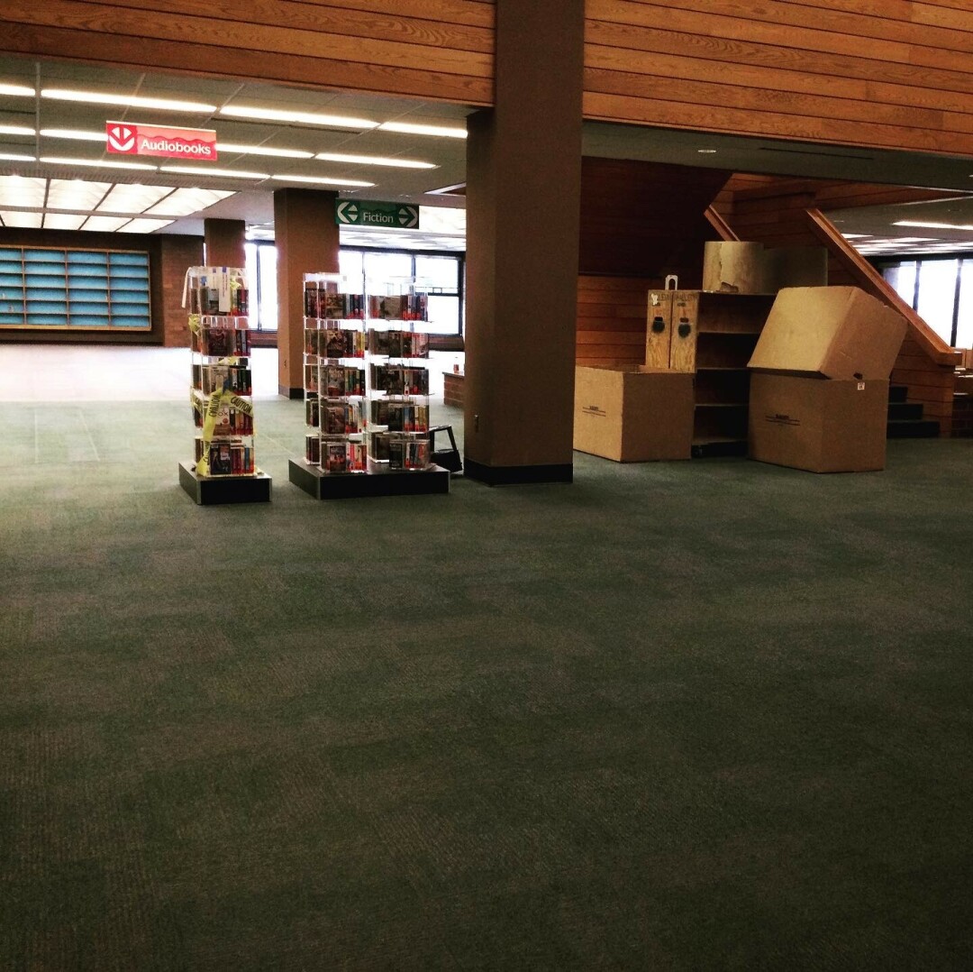 The library located at 400 Eau Claire St. looks pretty empty...