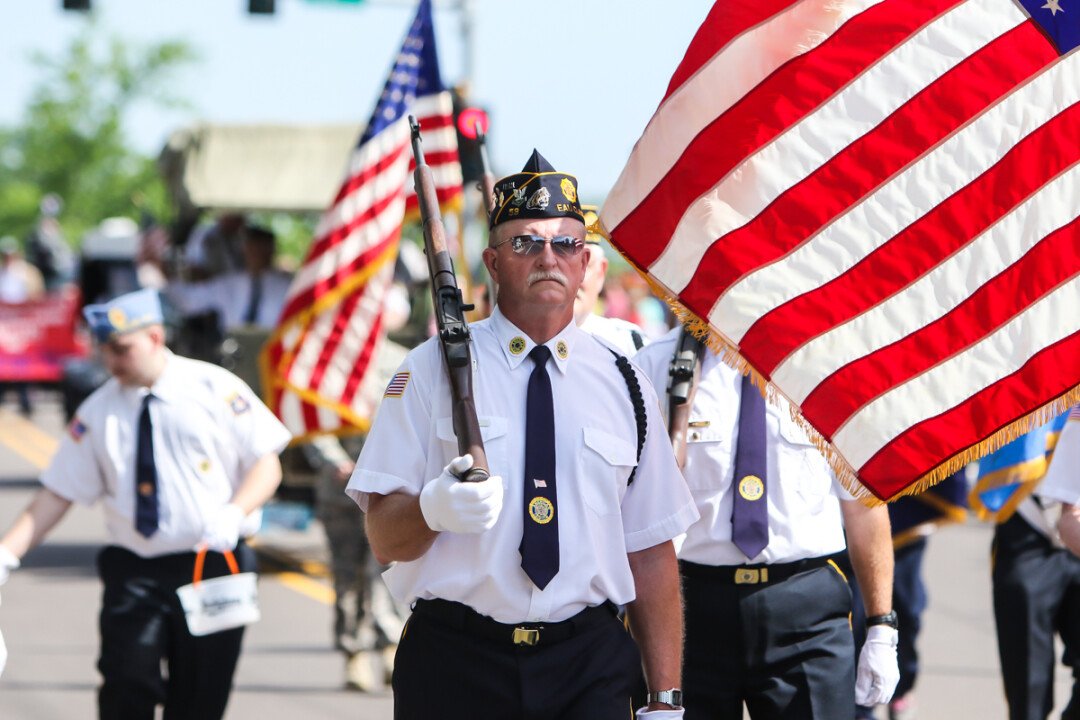 A DAY TO REMEMBER. Veterans marched in Eau Claire’s Memorial Day parade in 2018.