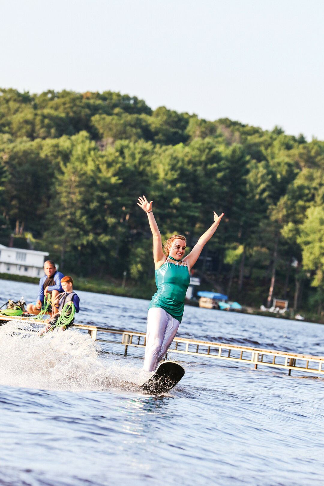 TA DA! THEY'RE BACK! The Ski Sprites Water Ski Team are back on Lake Altoona after a year without shows because of you-know-what.