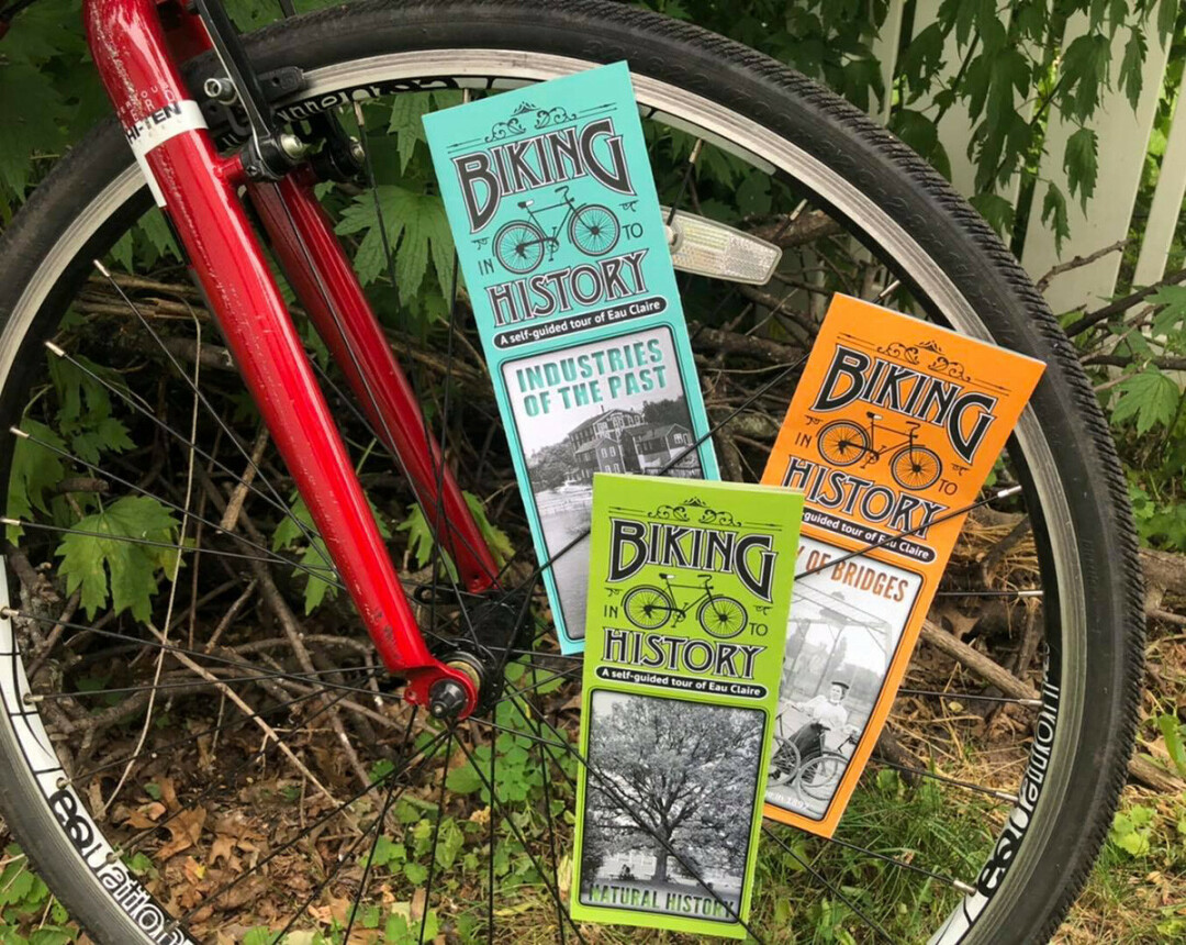 THEY USED TO DO THIS WITH BASEBALL CARDS. The Chippewa Valley Museum has created three bike tours showcasing Eau Claire history. (Submitted photo)
