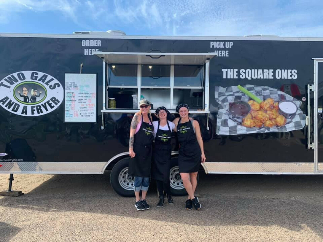 TASTY EATS AND TREATS. Two Gals and a Fryer brings unique square cheese curds to the event scene. (Submitted photo)