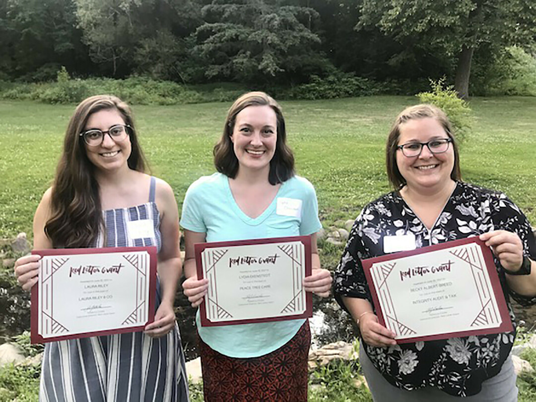SOME RAD RED LETTER GRANT RECIPIENTS. This week, the Red Letter Grant was awarded to four regional women-owned businesses.