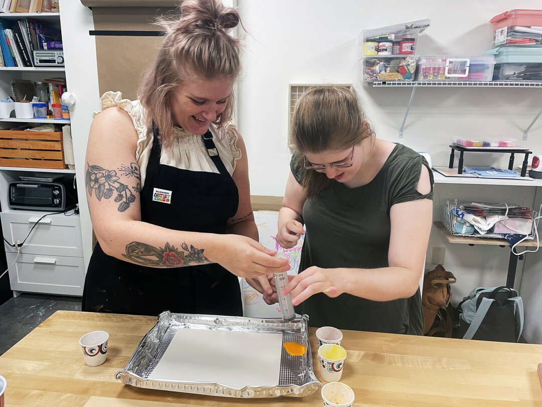 MAKING ART FOR EVERYONE. One local woman works to create a stress-free, inclusive place for artists of all abilities to create without fear of judgement or of reaching a certain standard. It allows artists to bloom – which works out pretty well, since the studio is called Bloom. (Submitted photos) 
