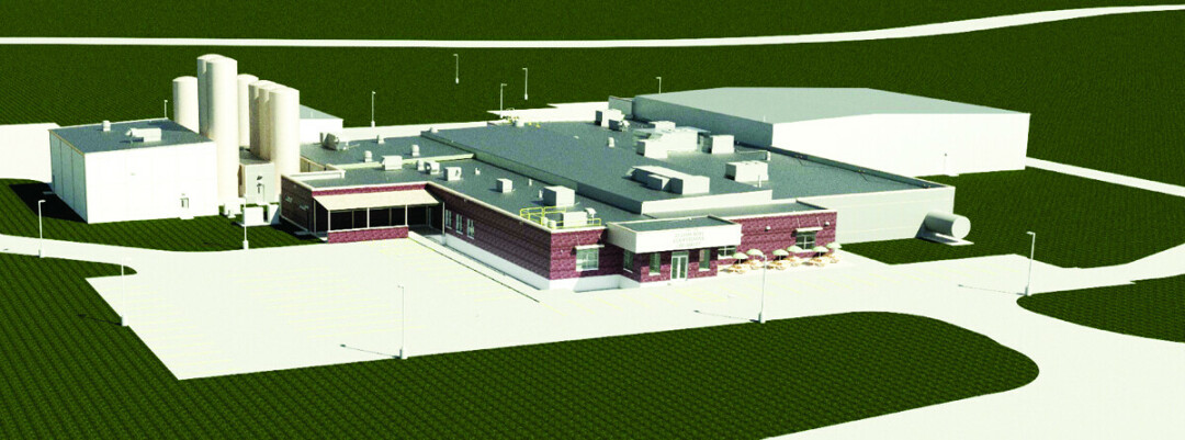 HOLY CHEESE! A rendering of the new Ellsworth Cooperative Creamery's new Menomonie location. (Submitted photos)