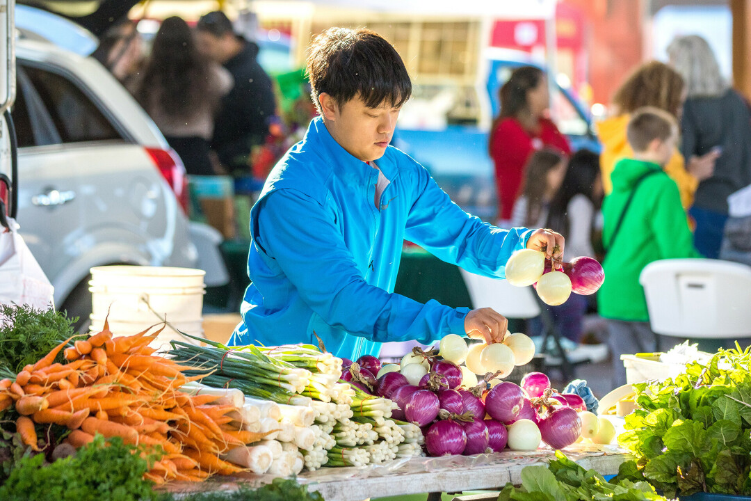 The Eau Claire Downtown Farmers Market offers no shortage of fresh, locally produced fruits and veggies that are perfectly healthy ways to integrate healthier eats into your diet. 