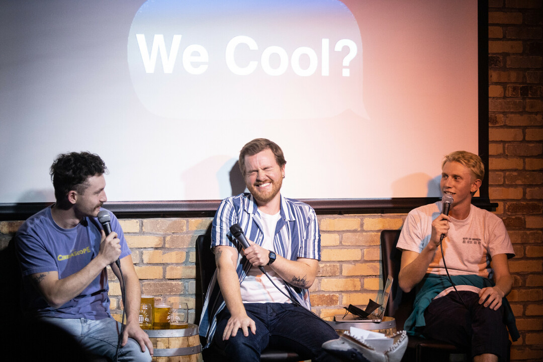 KEEPING IT COOL. Ryan Kahl, Grant Winkels, and Tommy Bayer launched new pod, titled We Cool? (Submitted photo)