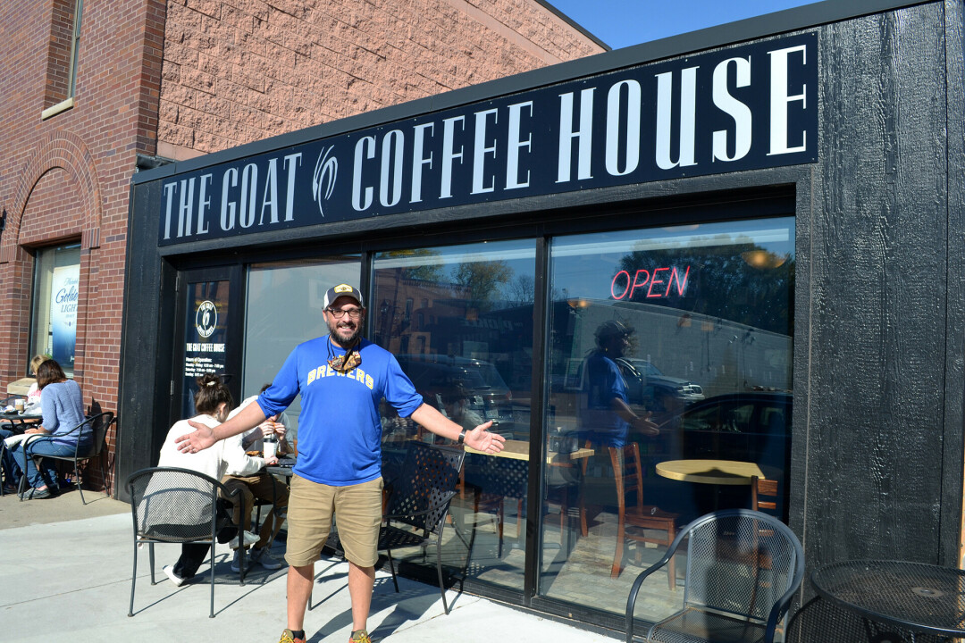 NEW VIEWS, NEW BREWS. The Goat Coffee House on Water Street recently underwent serious renovations to completely revitalize the interior and exterior of the popular coffee shop. (Photo by Ron Davis)