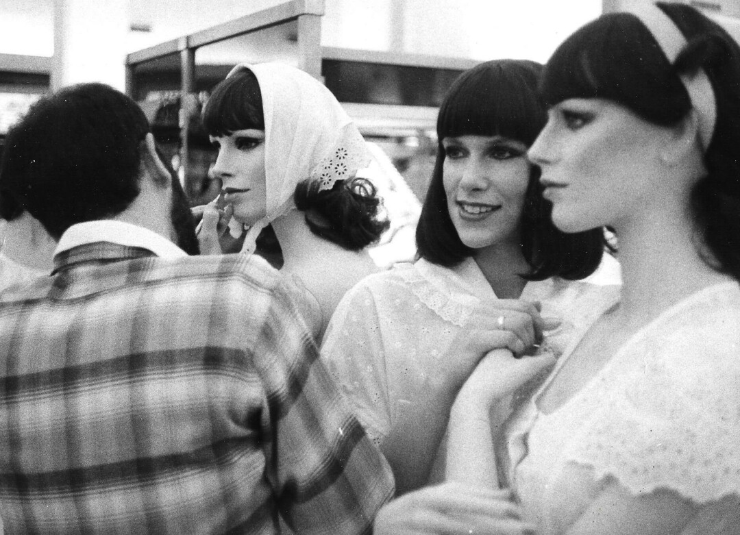 Christy Skuban (pictured at center right) was formerly a fashion coordinator for the visual merchandising department of Saks Fifth Avenue in New York. (Submitted photo)