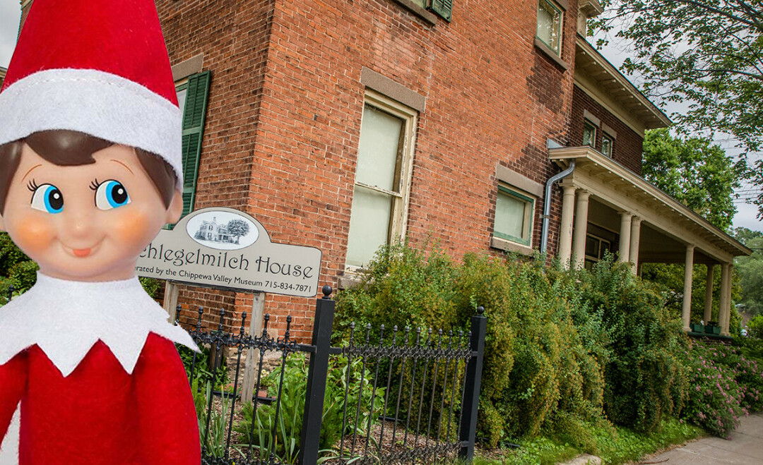 WHAT MISCHIEF IS HE UP TO? The Elf on the Shelf is trapped at the Schlegelmilch House as part of a holiday-themed escape room experience.