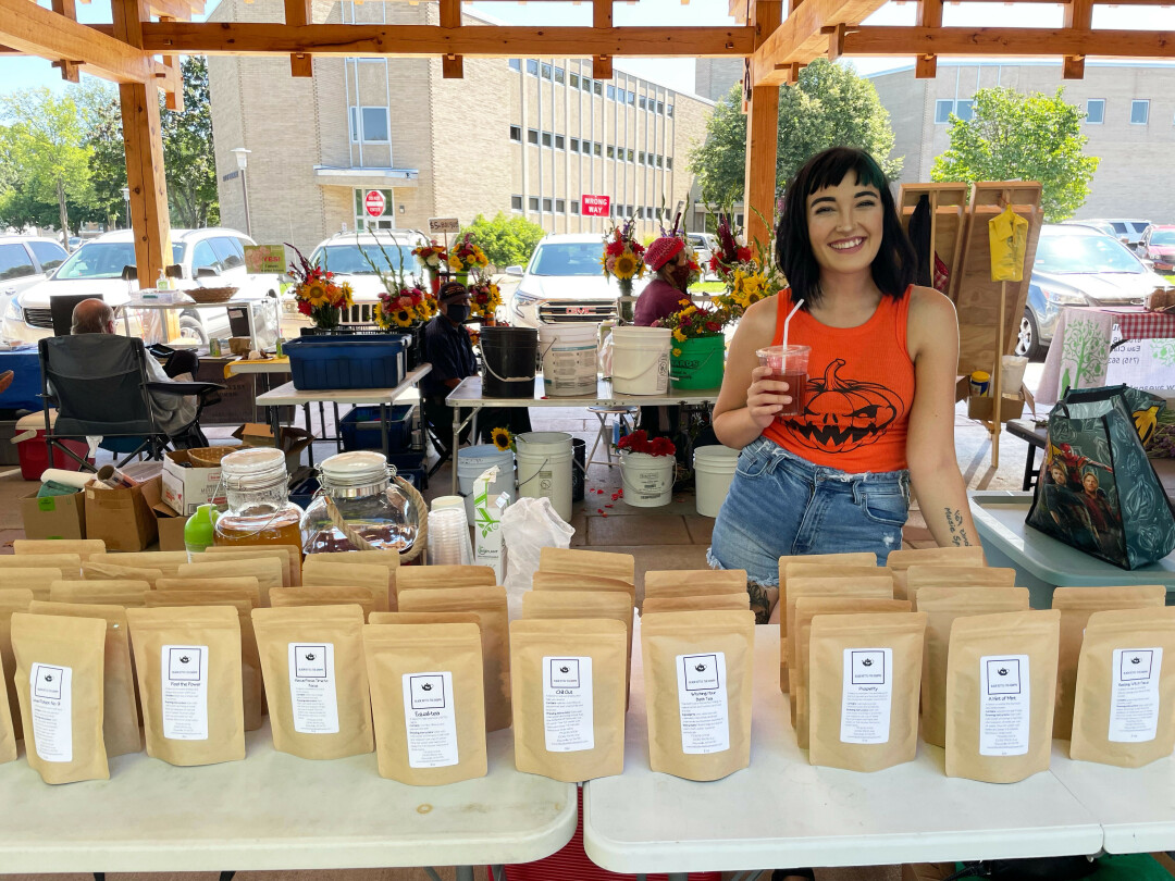 GROWING POSITIVITY, ONE TEA LEAF AT A TIME. Eau Claire's Brianna Vodvarka launched her tea business, Black Kettle Tea, as a way to find joy during dark times. And now, it has become a passion project, turning tea leaves into organic products. (Submitted photo)