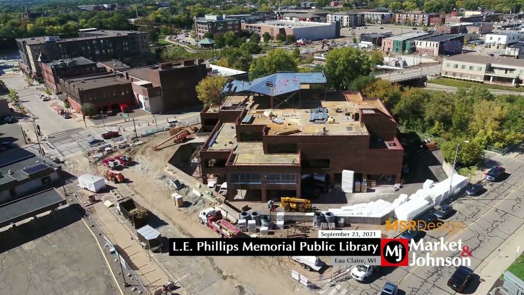 The L.E. Phillips Memorial Public Library, where many unhoused individuals spend their days, is currently closed for renovations, leaving many people experiencing homelessness without a secure place to stay during daytime hours. (Submitted photo)